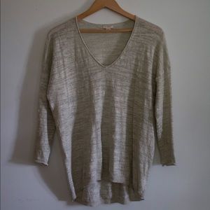 J.Crew slouchy gray sweater